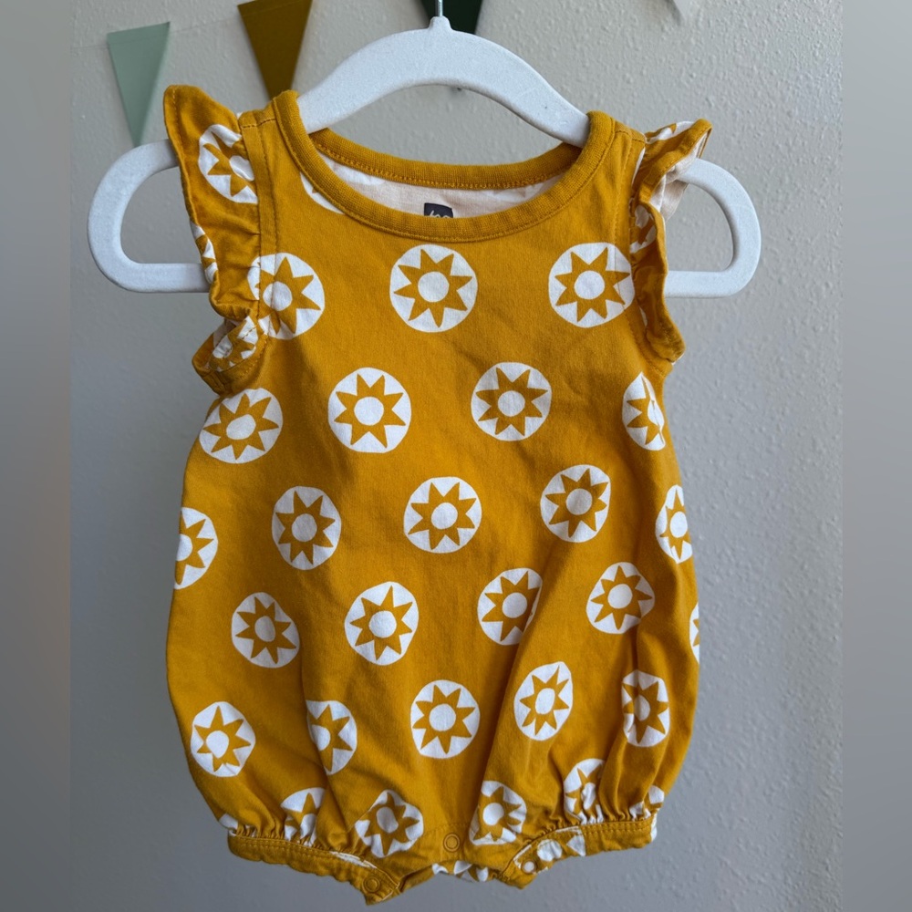 TEA COLLECTION | Yellow Sunburst Romper